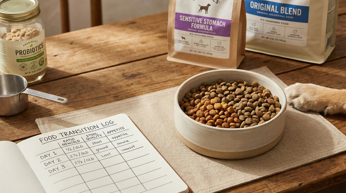 Switching Dog Foods with a Sensitive Stomach: A 7–10 Day Transition Plan
