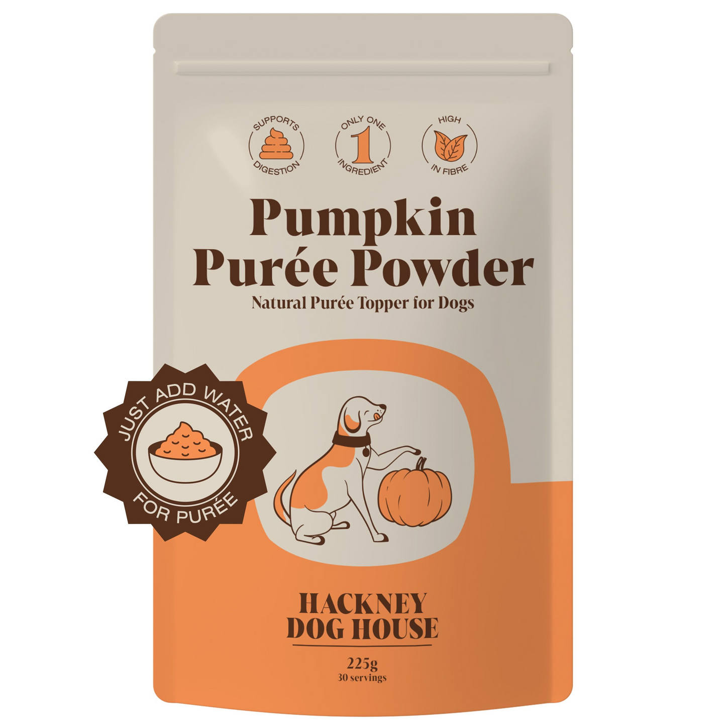 Pumpkin Powder For Dogs | Canned Pumpkin Purée Alternative | 30 Servings