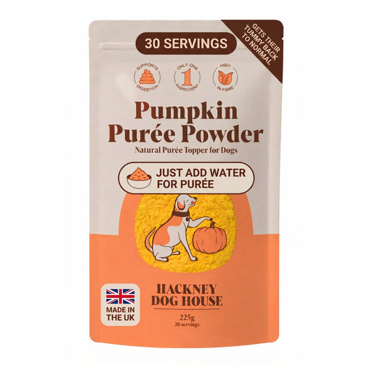 Pumpkin Purée Powder for dogs, 225g pouch, 30 servings